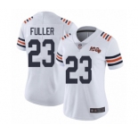 Women's Chicago Bears #23 Kyle Fuller White 100th Season Limited Football Jersey
