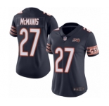 Women's Chicago Bears #27 Sherrick McManis Navy Blue Team Color 100th Season Limited Football Jersey