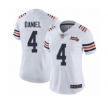 Women's Chicago Bears #4 Chase Daniel White 100th Season Limited Football Jersey