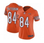 Women's Chicago Bears #84 Cordarrelle Patterson Orange Alternate 100th Season Limited Football Jersey