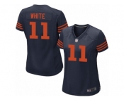 Women's Nike Bears #11 Kevin White Navy Blue Stitched NFL 1940s Throwback Elite Jersey
