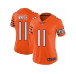 Women's Nike Bears #11 Kevin White Orange Stitched NFL Limited Rush Jersey