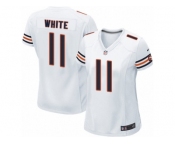 Women's Nike Bears #11 Kevin White White Stitched NFL Elite Jersey