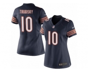Women's Nike Chicago Bears #10 Mitchell Trubisky Limited Navy Blue Team Color NFL Jersey