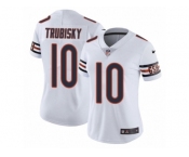 Women's Nike Chicago Bears #10 Mitchell Trubisky Vapor Untouchable Limited White NFL Jersey
