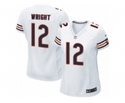 Women's Nike Chicago Bears #12 Kendall Wright Limited White NFL Jersey