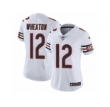 Women's Nike Chicago Bears #12 Markus Wheaton Vapor Untouchable Limited White NFL Jersey