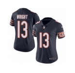 Women's Nike Chicago Bears #13 Kendall Wright Vapor Untouchable Limited Navy Blue Team Color NFL Jersey