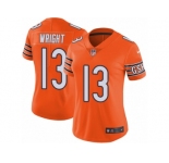 Women's Nike Chicago Bears #13 Kendall Wright Vapor Untouchable Limited Orange Rush NFL Jersey
