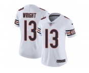 Women's Nike Chicago Bears #13 Kendall Wright Vapor Untouchable Limited White NFL Jersey