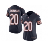 Women's Nike Chicago Bears #20 Prince Amukamara Limited Navy Blue Rush NFL Jersey