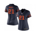 Women's Nike Chicago Bears #21 Quintin Demps Limited Navy Blue 1940s Throwback Alternate NFL Jersey