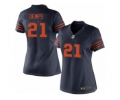 Women's Nike Chicago Bears #21 Quintin Demps Limited Navy Blue 1940s Throwback Alternate NFL Jersey