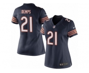 Women's Nike Chicago Bears #21 Quintin Demps Limited Navy Blue Team Color NFL Jersey