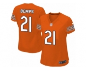 Women's Nike Chicago Bears #21 Quintin Demps Limited Orange Alternate NFL Jersey