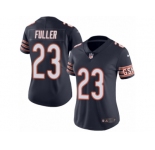 Women's Nike Chicago Bears #23 Kyle Fuller Limited Navy Blue Rush NFL Jersey