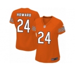 Women's Nike Chicago Bears #24 Jordan Howard Limited Orange Alternate NFL Jersey