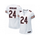 Women's Nike Chicago Bears #24 Jordan Howard Limited White NFL Jersey