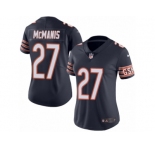 Women's Nike Chicago Bears #27 Sherrick McManis Limited Navy Blue Rush NFL Jersey