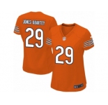 Women's Nike Chicago Bears #29 Harold Jones-Quartey Limited Orange Alternate NFL Jersey