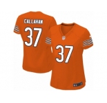 Women's Nike Chicago Bears #37 Bryce Callahan Limited Orange Alternate NFL Jersey