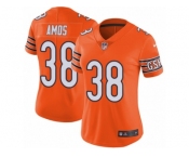 Women's Nike Chicago Bears #38 Adrian Amos Vapor Untouchable Limited Orange Rush NFL Jersey