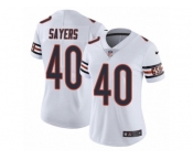 Women's Nike Chicago Bears #40 Gale Sayers Vapor Untouchable Limited White NFL Jersey