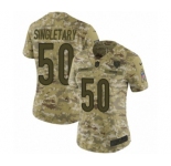 Women's Nike Chicago Bears #50 Mike Singletary Limited Camo 2018 Salute to Service NFL Jersey
