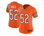Women's Nike Chicago Bears #52 Christian Jones Vapor Untouchable Limited Orange Rush NFL Jersey