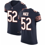 Women's Nike Chicago Bears #52 Khalil Mack Limited Navy Blue Rush Vapor Untouchable NFL Jersey