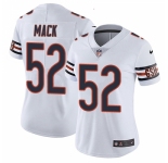 Women's Nike Chicago Bears #52 Khalil Mack White Vapor Untouchable Limited Player NFL Jersey