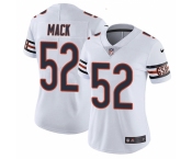 Women's Nike Chicago Bears #52 Khalil Mack White Vapor Untouchable Limited Player NFL Jersey