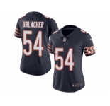 Women's Nike Chicago Bears #54 Brian Urlacher Limited Navy Blue Rush NFL Jersey