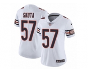 Women's Nike Chicago Bears #57 Dan Skuta White Vapor Untouchable Limited Player NFL Jersey