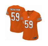 Women's Nike Chicago Bears #59 Danny Trevathan Limited Orange Alternate NFL Jersey
