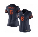 Women's Nike Chicago Bears #6 Mark Sanchez Limited Navy Blue 1940s Throwback Alternate NFL Jersey