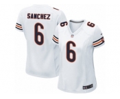 Women's Nike Chicago Bears #6 Mark Sanchez Limited White NFL Jersey