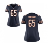 Women's Nike Chicago Bears #65 Cody Whitehair Navy Blue Team Color NFL Jersey