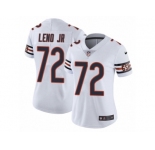 Women's Nike Chicago Bears #72 Charles Leno Vapor Untouchable Limited White NFL Jersey