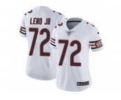 Women's Nike Chicago Bears #72 Charles Leno Vapor Untouchable Limited White NFL Jersey