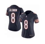 Women's Nike Chicago Bears #8 Mike Glennon Limited Navy Blue Rush NFL Jersey