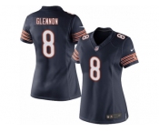 Women's Nike Chicago Bears #8 Mike Glennon Limited Navy Blue Team Color NFL Jersey