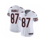 Women's Nike Chicago Bears #87 Tom Waddle Vapor Untouchable Limited White NFL Jersey