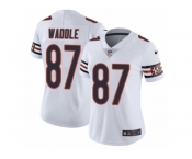 Women's Nike Chicago Bears #87 Tom Waddle Vapor Untouchable Limited White NFL Jersey