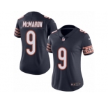 Women's Nike Chicago Bears #9 Jim McMahon Limited Navy Blue Rush NFL Jersey