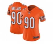Women's Nike Chicago Bears #90 Jonathan Bullard Vapor Untouchable Limited Orange Rush NFL Jersey