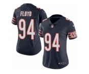 Women's Nike Chicago Bears #94 Leonard Floyd Limited Navy Blue Rush NFL Jersey