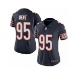 Women's Nike Chicago Bears #95 Richard Dent Limited Navy Blue Rush NFL Jersey