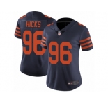 Women's Nike Chicago Bears #96 Akiem Hicks Vapor Untouchable Limited Navy Blue 1940s Throwback Alternate NFL Jersey