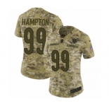 Women's Nike Chicago Bears #99 Dan Hampton Limited Camo 2018 Salute to Service NFL Jersey